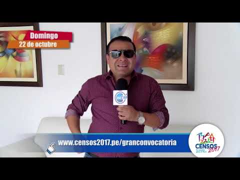 Juan Carlos Orderique se une a los Censos Nacionales 2017 Juan Carlos Orderique se une a los Censos Nacionales 2017
