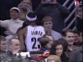 LeBron James Slams in a Reverse Dunk at the Buzzer