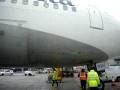 Impacto de un rayo en un 767