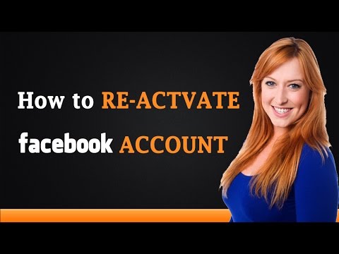 how to reactivate facebook account