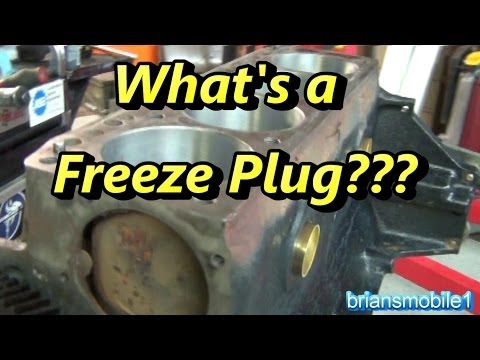 how to fix freeze plug leak