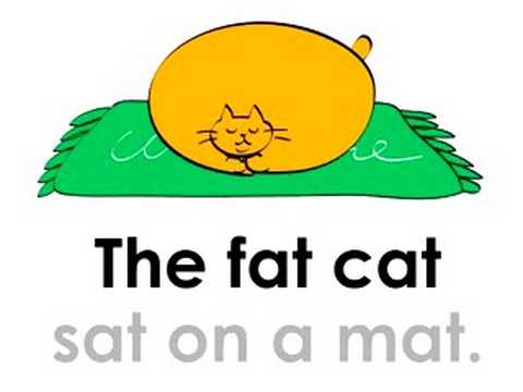 Phonics reading 1A 'at' フォニックス読書 1A 'at'