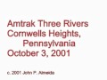 Amtrak Three Rivers with last of the Heritage sleepers