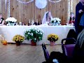 Jessie at head table.