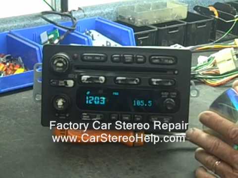 how to fix gm cd player