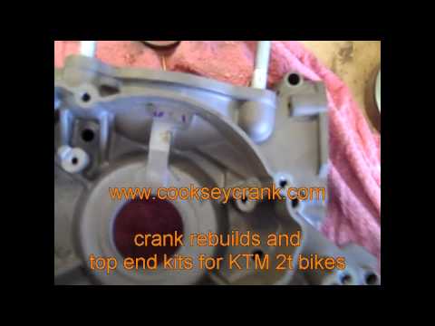 how to remove ktm crank bearing