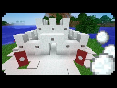 how to make a castle in minecraft p