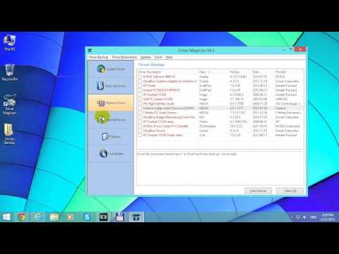 How to Backup Drivers under Windows (Driver Magician)