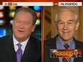 Ron Paul 120309 The Ed Show on Ben Bernanke, Federal Reserve, Unconstitutional Wars, the Deficit