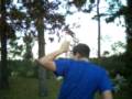 2008-12-28 | Stupid Stunts ( dodgeball to head sissying out) ~> Tyler sissies out on Trenton throwing a dodgeball at his head. ... (01:13)