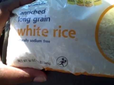 how to drain rice