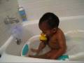 Elsa bathes.wmv