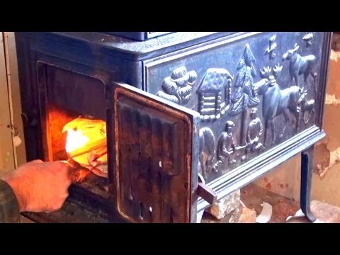how to vent a wood burning stove
