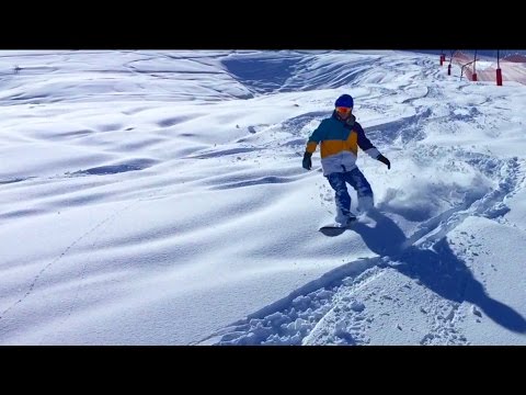 Спуск на сноуборде в Формигаль-Пантикоса