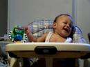 baby laughing