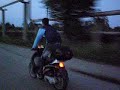 me riding without hand and standing up
