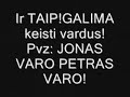 Pyte varo (laimejimo sokis)