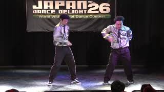 DIZZLEZ (Hideyoshi & YouKey) – JAPAN DANCE DELIGHT VOL.26 横浜大会 FINALISTS (Another angle)