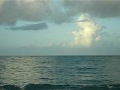 Beautiful beach and sky view off the cable beach strip