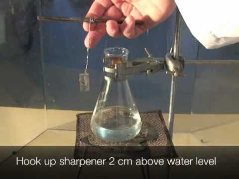 how to react magnesium with steam