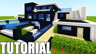 Minecraft Tutorial How To Make A Ultimate Modern Mansion