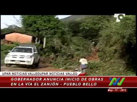 Vía El ZanjónPueblo Bello ya es una realidad