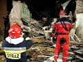 Zawalony dom - akcja ratownicza