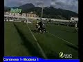 Carrarese-Modena 1-1 serie C1 00-01 (29^) Carrarese-Modena 1-1 serie C1 00-01 (29^)