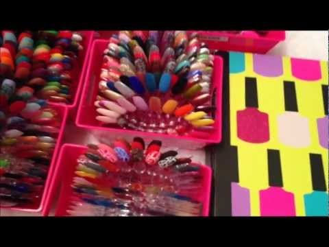 how to organize nail polish
