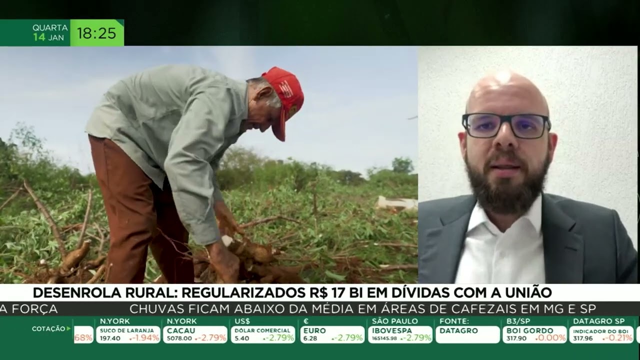 Desenrola rural: Regularizados R$ 17 bi em dívidas com a União