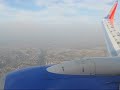 Southwest 737 landing San Diego