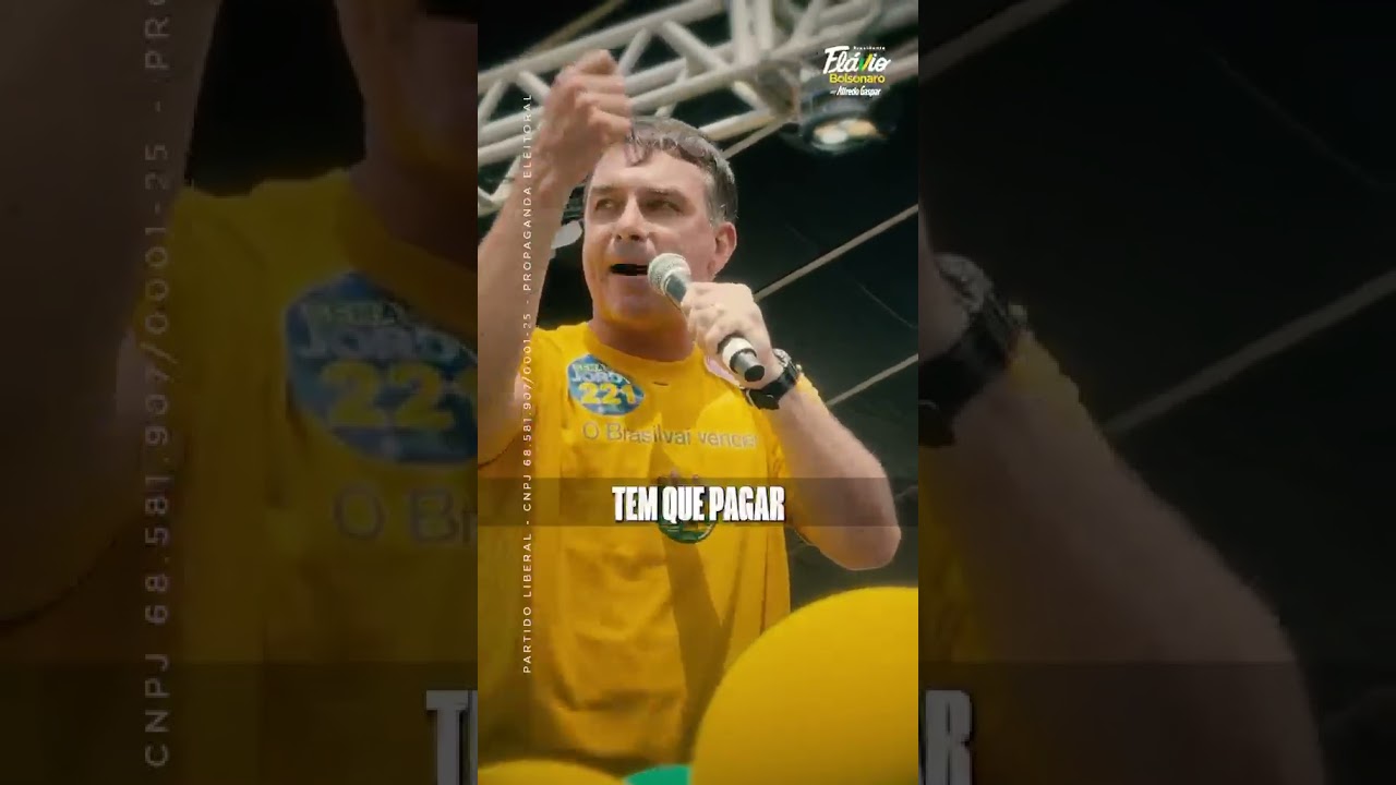 Lula passa pano para o crime. Flávio vai retomar a segurança aos bairros e devolver o Brasil ao povo