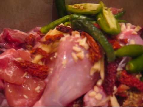 Recipe for chicken Kadahi Sfehmi - a little hot - YouTube