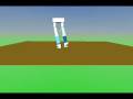 videos de Biped robot animation based on human locomotion (front view)