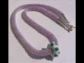 makes necklaces with Japanese glass seed beads makes necklaces with Japanese glass seed beads