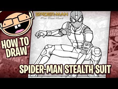 video-linktoworks-How to Draw SPIDER-MAN STEALTH SUIT (Spider-Man Far From ...