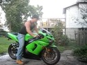 zx6r burn out