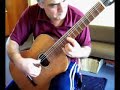 Romance - classical guitar block chord solo