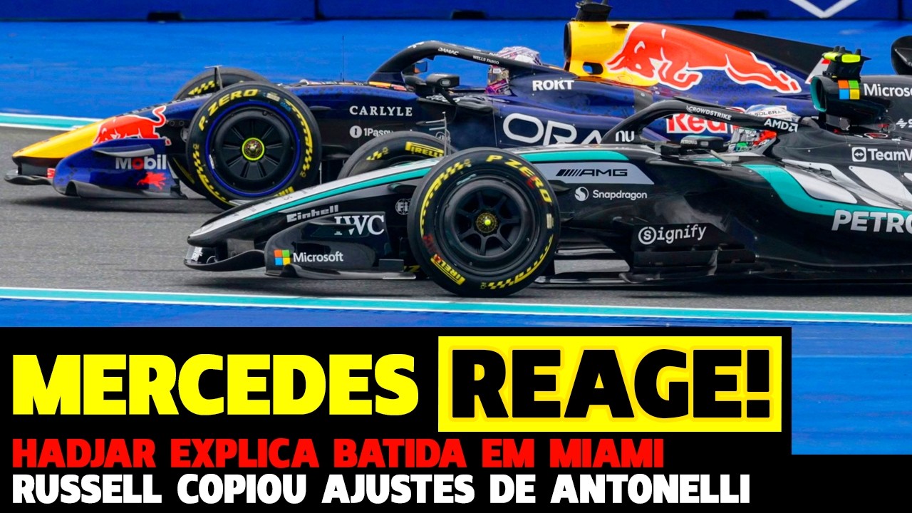 MERCEDES REAGE À RETORNO DOS V8, RUSSELL COPIOU ANTONELLI E HADJAR EXPLICA BATIDA | FÓRMULA 1