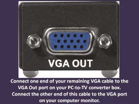 how to turn vga port on