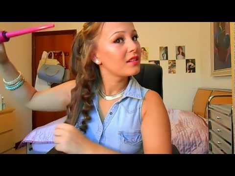 how to properly curl your hair with a wand