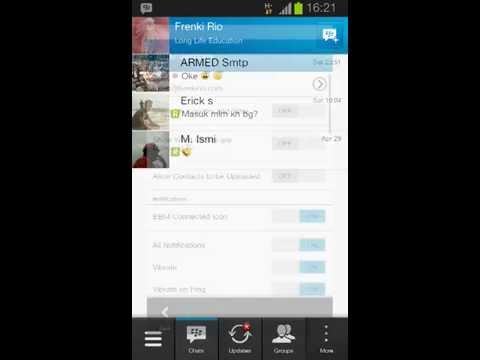 how to know bbm pin on android
