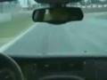 Jaguar Rolls & Hits Barrier