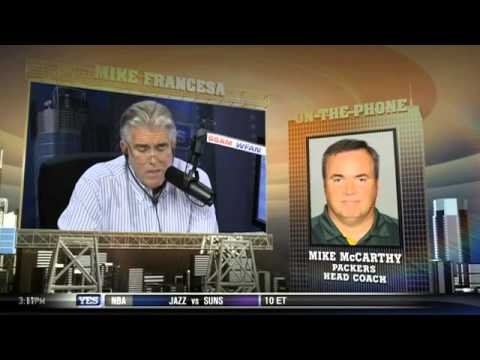 Video: Packers head coach Mike McCarthy speaks with Mike Francesa