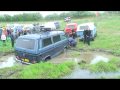 Vanagon / T3 Syncro stuck in mud, Fyn 2009
