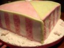 Ice Skating Theme fondant cake with 3d ice skates