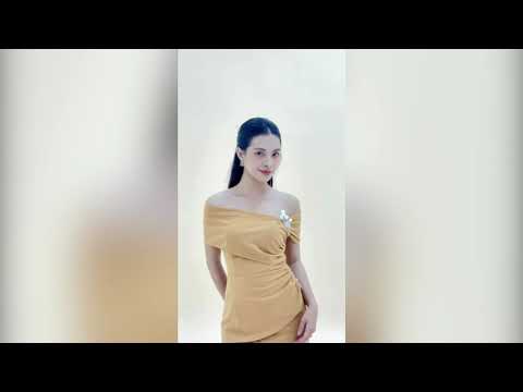 Áo peplum thun mịn lệch vai không tay