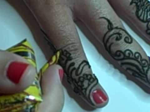 Arabic Henna Mehndi Hand Design  