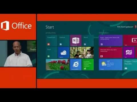 Microsoft Office 2013 (Office 15) Demo Office 365 at Its Best on Windows 8