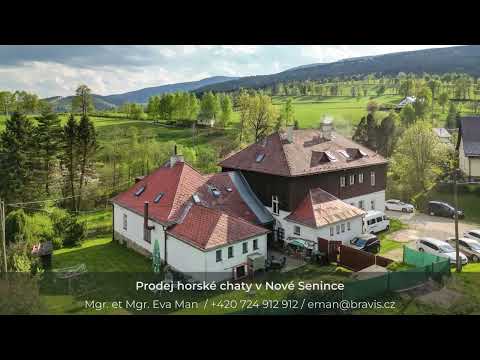 Video Prodej horské chaty na výjimečném místě, celoroční provoz, Nová Seninka, 48 lůžek, včetně bytu 3kk, 